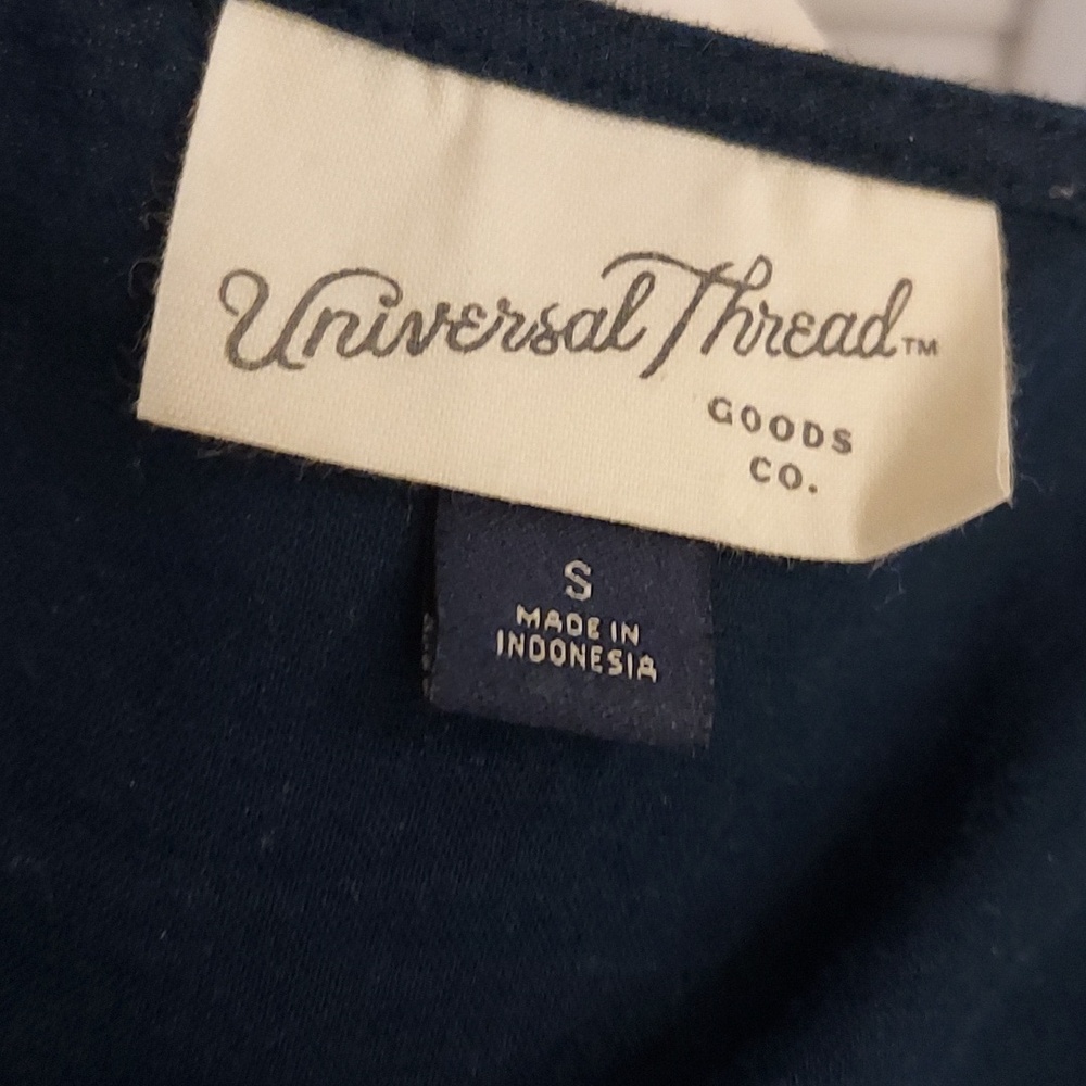 Universal Thread Navy Puff-Sleeve Button Front Bl… - image 5